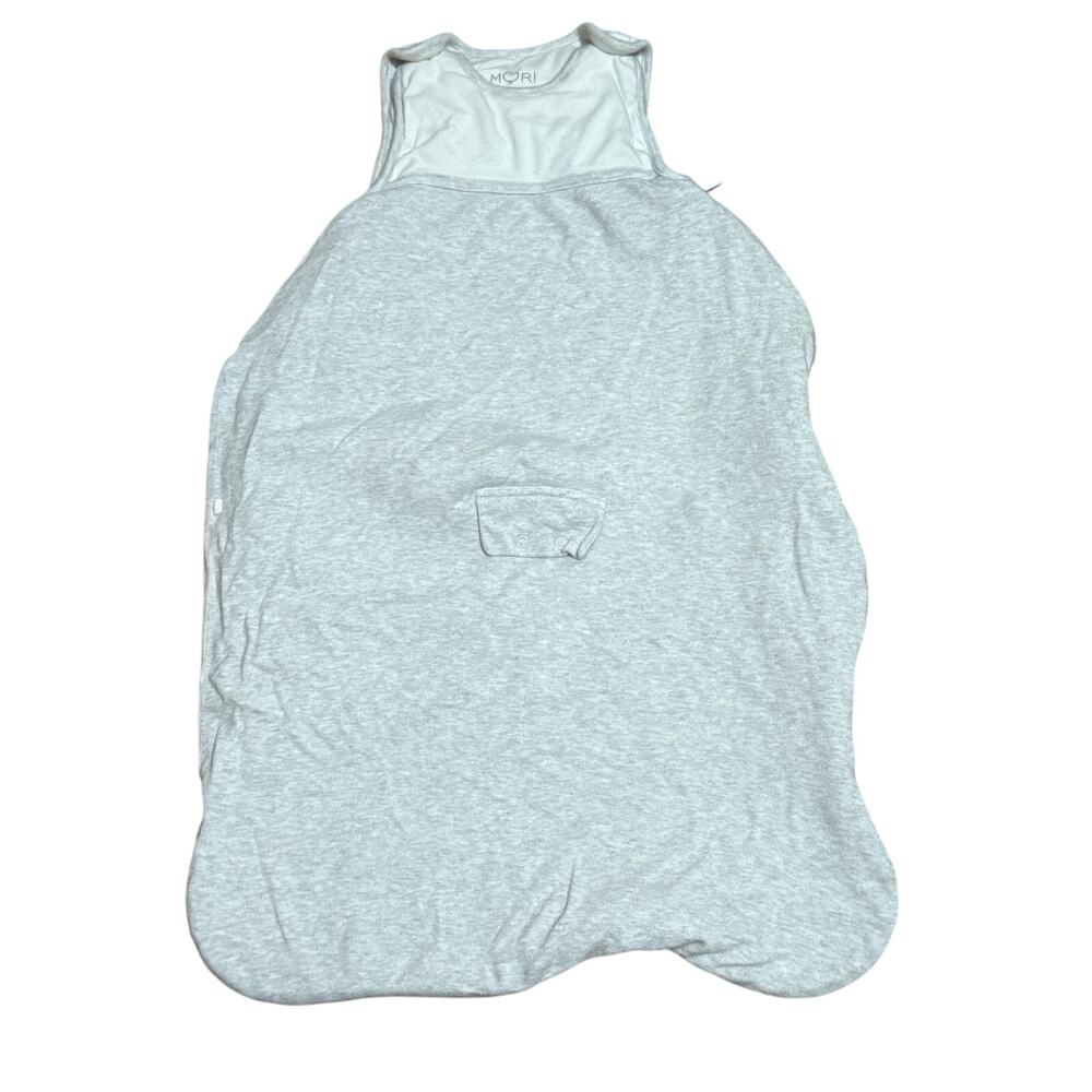 Baby Mori Clever Year Round Sleep Sack 1.5 TOG Grey White 0-2Y